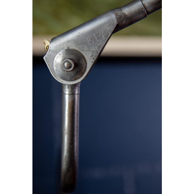 1940s Vintage French Machine Lamp, 1940s For Sale - Image 5 of 10