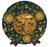 1970s Vintage Japanese Royal Satsuma Hand-Painted Earthenware Decorative Charger For Sale - Image 5 of 12