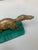 Antique Gilt Bronze Hunting Fox Statue on Malachite Base, Early 20th Century For Sale In South Bend - Image 6 of 10