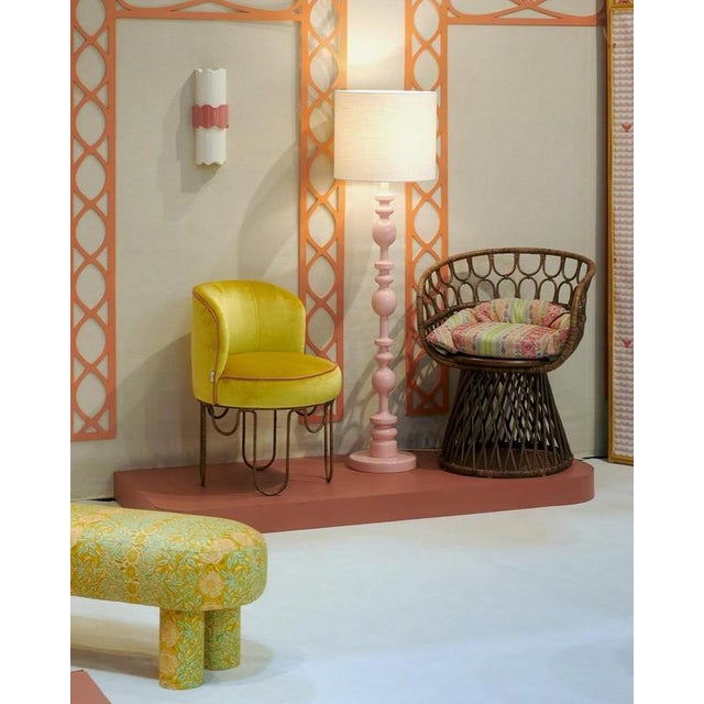 Malone Wall Light in Ceramic with Glossy Lacquered Finish by Popus Editions For Sale - Image 9 of 12