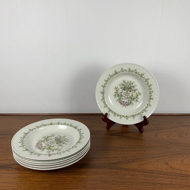 Deep Plates Model Trianon from Villeroy Et Boch, Set of 6 For Sale - Image 6 of 6