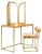 Awaiting Vanity Table and T Stool by Secondome Edizioni, Set of 2 For Sale