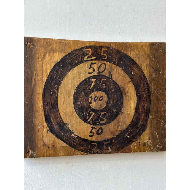 1970s Vintage Make-Do Bullseye Target, Circa 1970s For Sale - Image 5 of 8