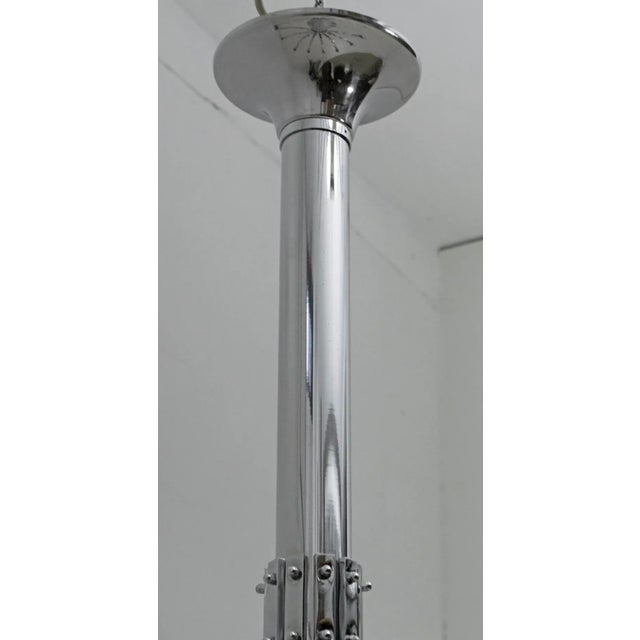 Italian Hand-Blown Glass Ceiling Lamp by Gaetano Sciolari for Sciolari, 1970s For Sale - Image 14 of 15