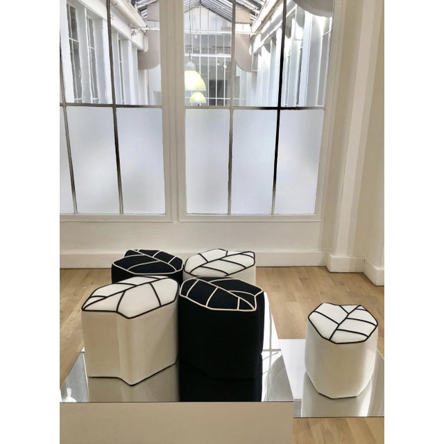 The multi-awarded leaf Seat designed by Nicolette de Waart is a unique pouf based on stylized leaves, artisanal produced...