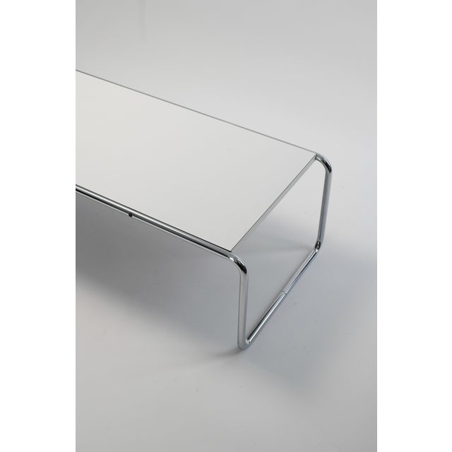 Gavina Mid-Century Modern Laccio Coffee Table by Marcel Breuer, 1980s For Sale - Image 4 of 7
