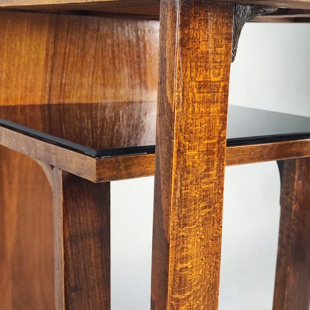 Vintage Double-Sided Writing Desk, 1930s For Sale - Image 5 of 6