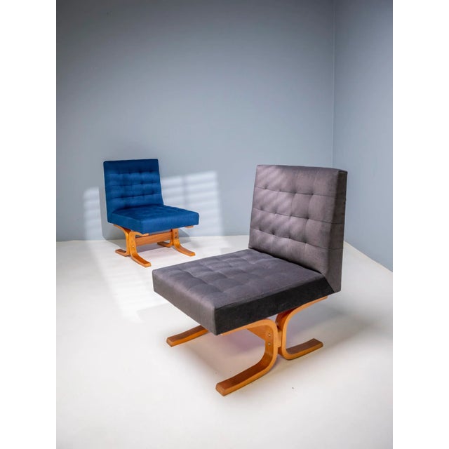 Mid-Century Modern Lounge Chair by Ludvik Volak for Drevopodnik Holesov, 1977 For Sale - Image 3 of 10