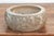 Deep Relief Floral Stone Round Bowl For Sale - Image 4 of 6