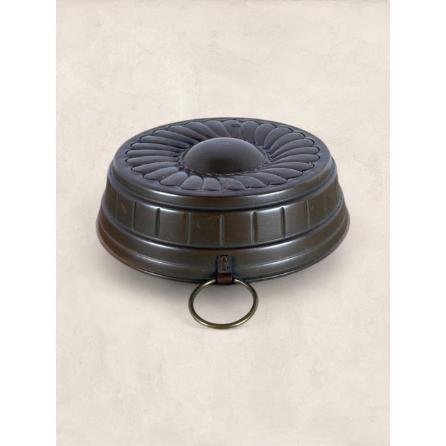Antique English Tin Plated Cake Mould For Sale - Image 4 of 7