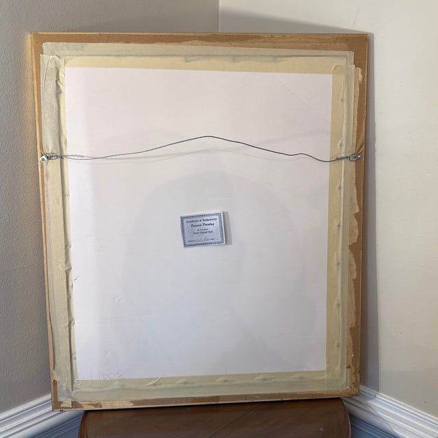 Peter Keil Original Black & White Abstract Portrait Painting For Sale - Image 9 of 9