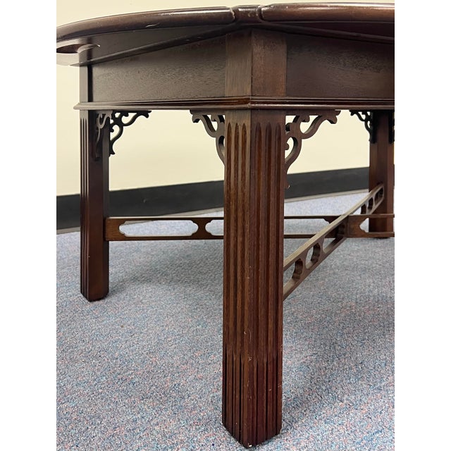 Knob Creek Mahogany Chinese Chippendale Butlers Tray Coffee Table For Sale - Image 9 of 11