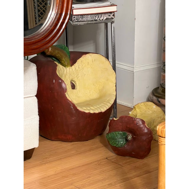 Children's 1970s Toddler Apple Chair With Core Footrest For Sale - Image 3 of 7