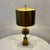 Beautiful table lamp with brass shade and gilt bronze pine cone base, made by Maison Charles in Paris around 1970. Signed...