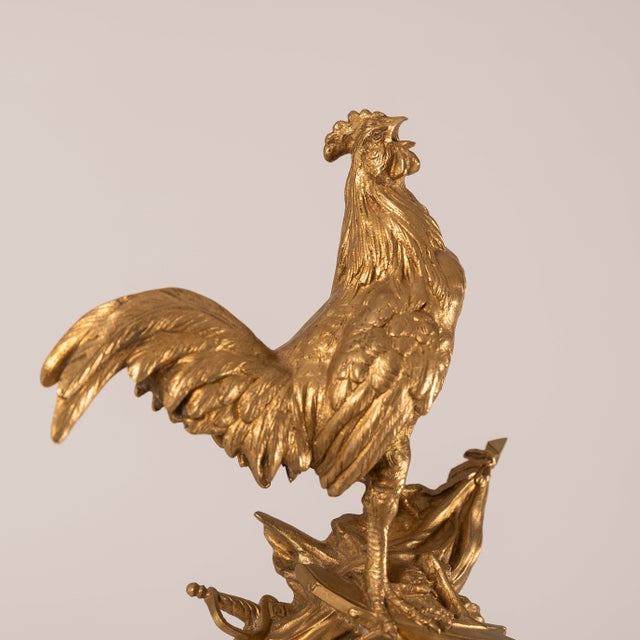 After Arthur Comte, Du Passage, 1890s, Bronze on Marble Base, in Very Good conditions. Designed 1890 to 1919