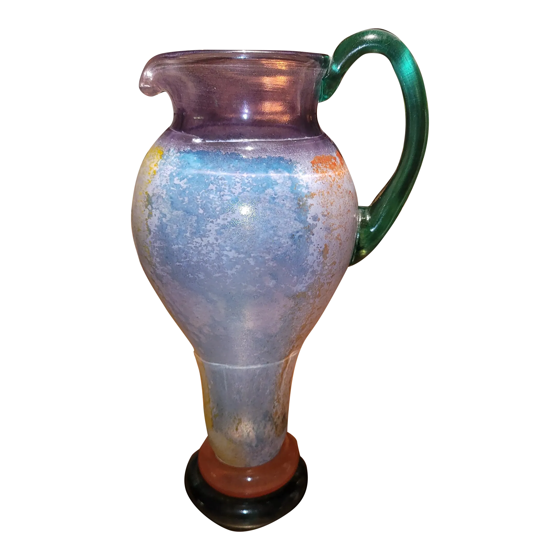 Kosta Boda Cancan Art Glass Pitcher | Chairish