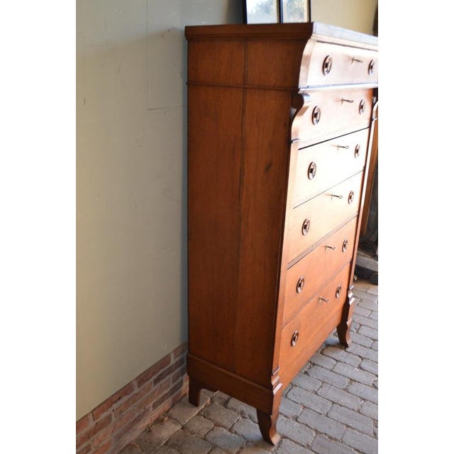 Antique Oak Empire Chiffonier For Sale - Image 7 of 11