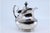 Silver Milk Jug with Pearly Trim and Knob Lid For Sale - Image 4 of 10