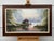 River Landscape with Water Mill in England with Lush Trees by British Artist 1976 For Sale - Image 10 of 16