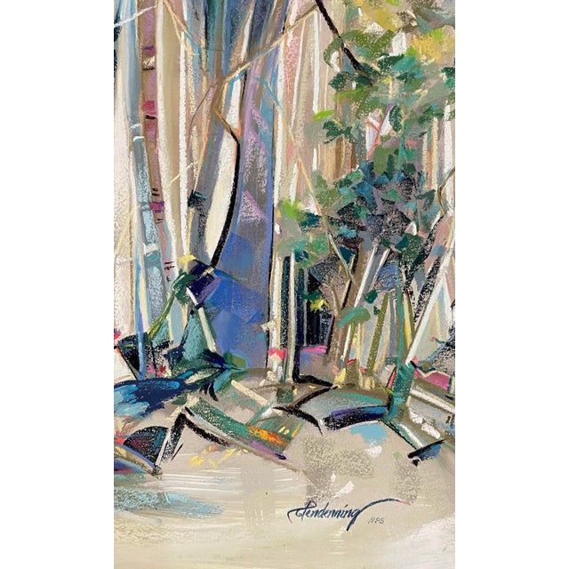 Impressionist Pacific Northwest Landscape by Susan Glendenning For Sale - Image 3 of 4