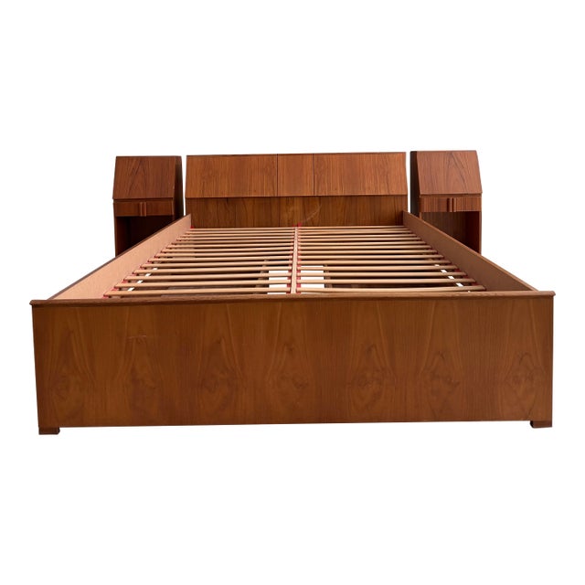 1950s Danish Modern Teak Bedroom Suite — Nordisk Andels-Eksport For Sale