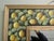 Glass Folk Art Wall Mirror with Cushion Frame and Lemon Decoration, 1930 For Sale - Image 7 of 8