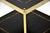 Vintage Brass and Leather Side Tables, 1960s, Set of 2 For Sale - Image 9 of 10