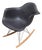 RAR Model Rocking Chair in Plastic Armchair by Charles and Ray Eames for Vitra, 1990s For Sale