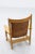 Large and powerful high back lounge chair from the Swedish Modern era. Made from solid beech wood with natural leather...
