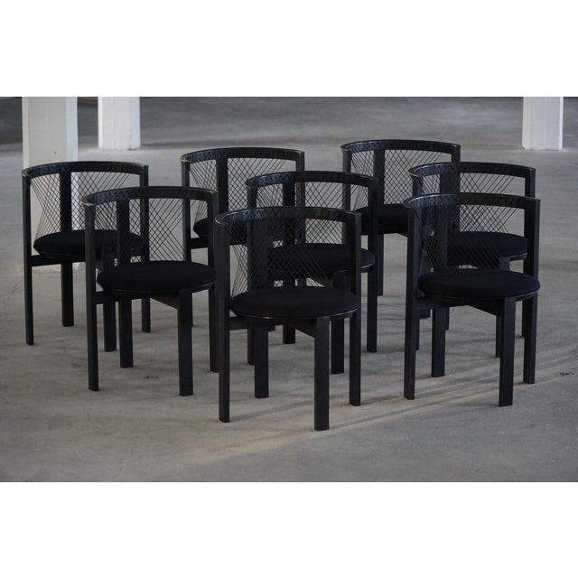 Late 20th Century String Chairs from Niels Jørgen Haugesen, 1970s, Set of 8 For Sale - Image 18 of 18