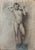 Carl H. Berberich, Male Nude with Box on Shoulder, Pencil on Paper For Sale - Image 10 of 10