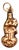 19.2k Gold Pendant For Sale