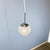 Model P115 Pendant in Chrome with Glass Globe by Rolf Krüger for Staff + Schwarz, 1970s For Sale - Image 3 of 9
