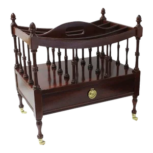 Canterbury Magazine Stand English Regency Style