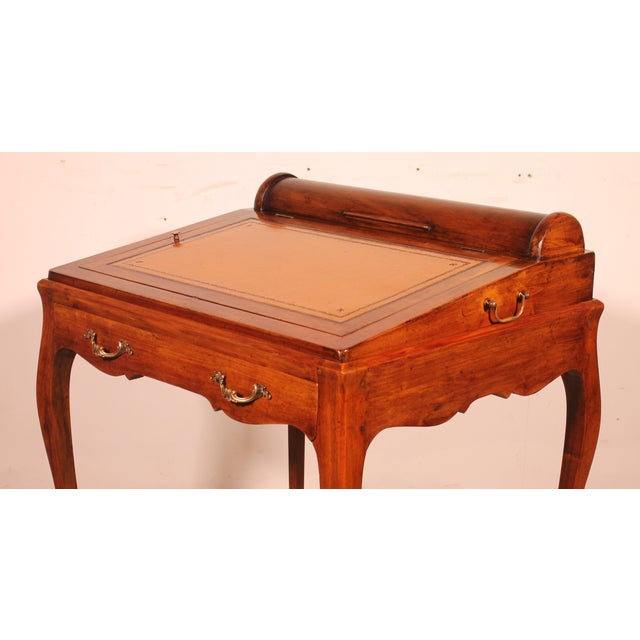 Napoleon III Walnut Desk or Games Table For Sale - Image 9 of 13