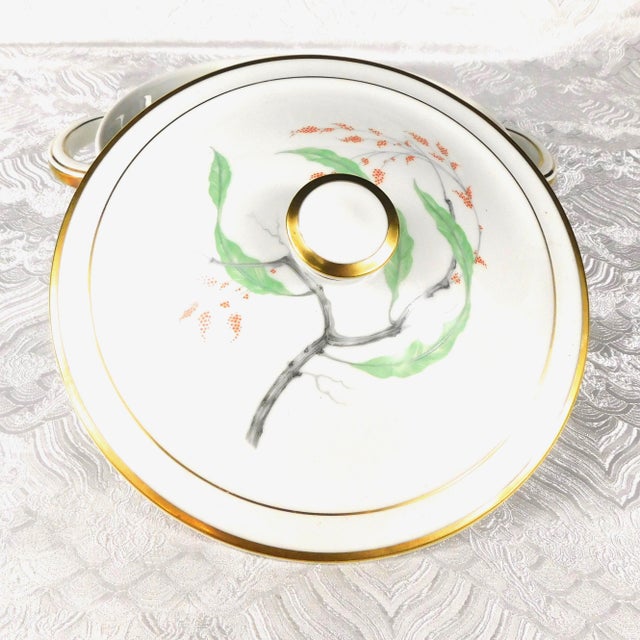 This is a white Thomas Bavaria covered casserole dish, but I have been unable to find a pattern name or age. The set is...