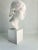 White 1960s Large Vintage Plaster Female Bust Sculpture For Sale - Image 8 of 9