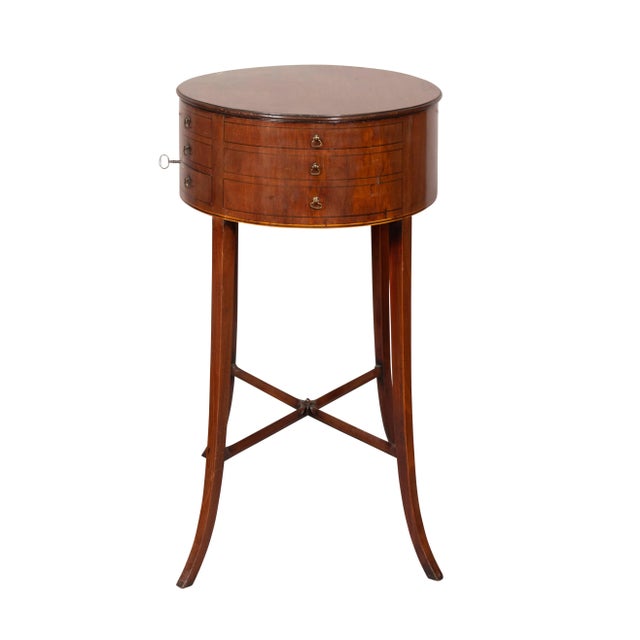 George III Mahogany Work Table For Sale - Image 12 of 13