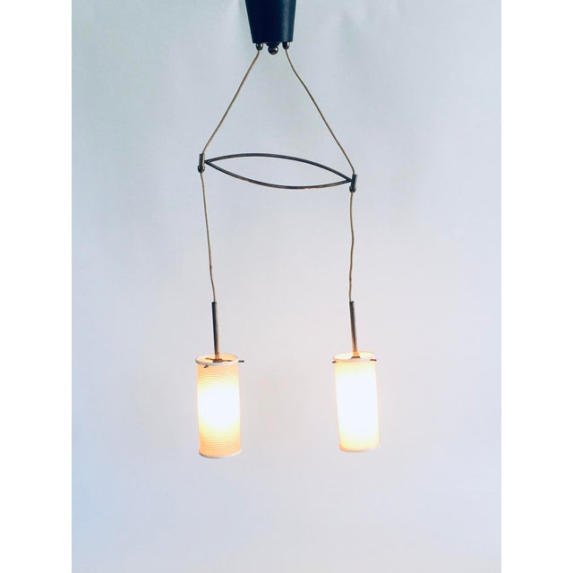 Double Pendant Lamp from Rotaflex, 1950s For Sale - Image 12 of 18