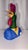 Late 20th Century Hand-Painted Italian Majolica Anthropomorphic Rooster and Hen Busts by Turtle and Crane - Palm Beach Regency Whimsy For Sale - Image 11 of 12