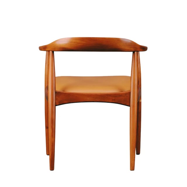 Wood Danish Armchair by Illum Wikkelso for Niels Eilersen, 1950s For Sale - Image 7 of 10