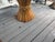 1960s McGuire 1960s Large Round Rattan Bamboo Dining Table With Glass Top For Sale - Image 5 of 8