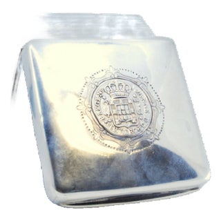 Plain Silver Tobacco Box For Sale