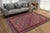 Shabby Chic 1970s Semi Vintage Tribal Soumakh Wool Rug - 6'4" X 8'6" For Sale - Image 3 of 11
