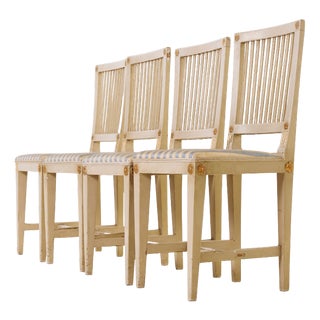 Gustavian Chairs, 1850s, Set of 4 For Sale