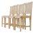 Gustavian Chairs, 1850s, Set of 4 For Sale