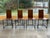 Vintage Cantilever Dining Chairs in Saddle Leather by Thema, Italy, 1970s, Set of 4 For Sale - Image 4 of 13