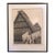 Ryohei Tanaka 1974 Signed Etching Japanese Aquatint Roofs of Hida No 5 Framed For Sale