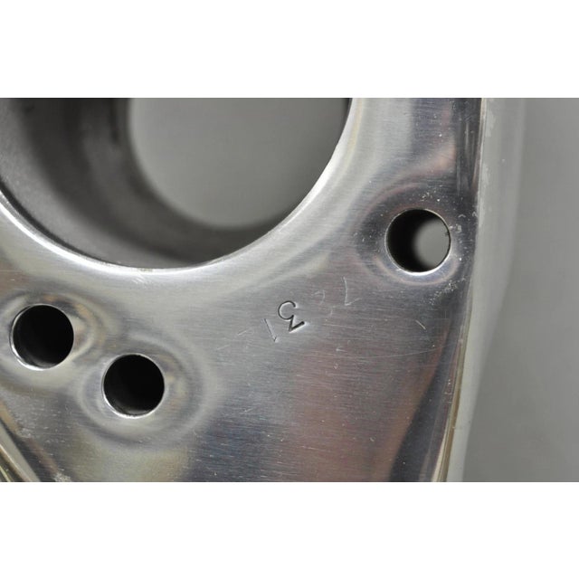 Silver Decorative Fixed Pitch Polished Aluminum 74" Propeller Blade "Not Airworthy" (B) For Sale - Image 8 of 18