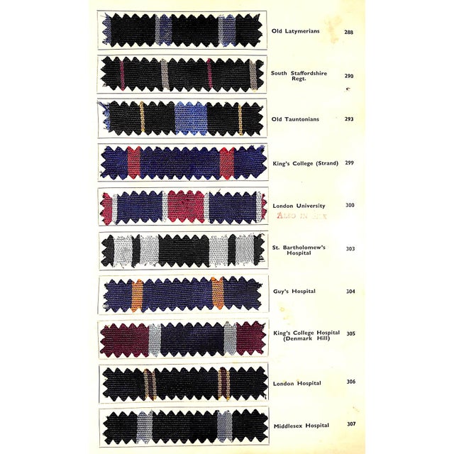 Mid 20th Century Regimental Club & Old Boys' Colours Necktie Swatchbook For Sale In New York - Image 6 of 18